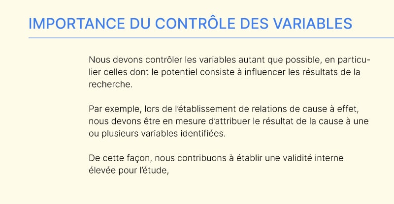 Un guide détaillé sur les variables de contrôle : quoi, pourquoi et comment Un guide détaillé sur les variables de contrôle : quoi