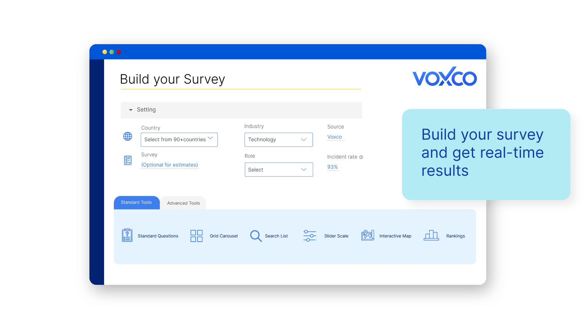 Trouvez les répondants les mieux adaptés à l'enquête à l'aide de Voxco Audience l'enquête à l'aide de Voxco Audience