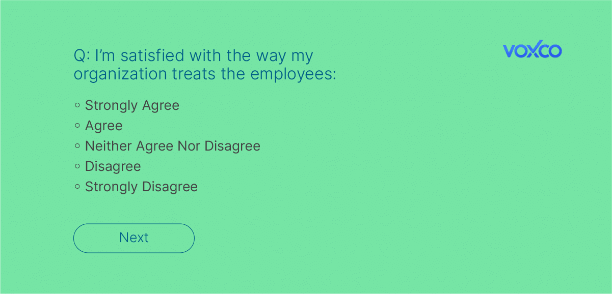 Survey question 13