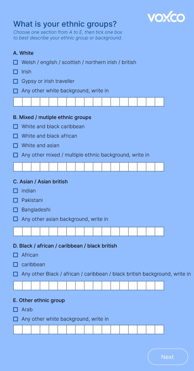 Ethnicity Survey1