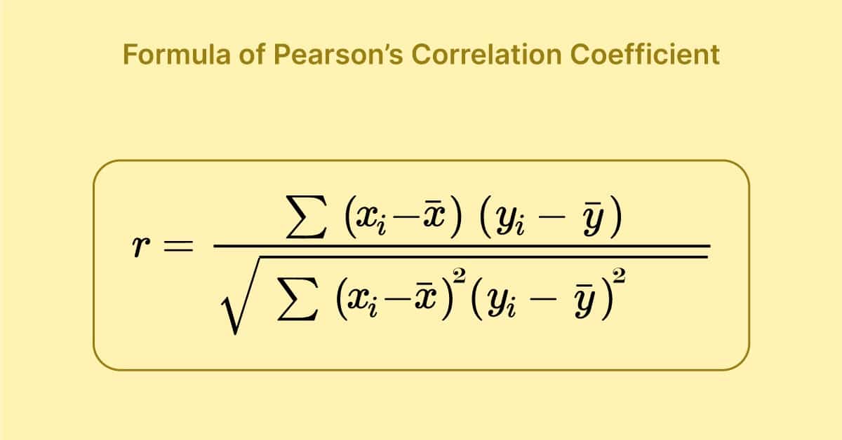 Pearson Correlation Coefficient 1
