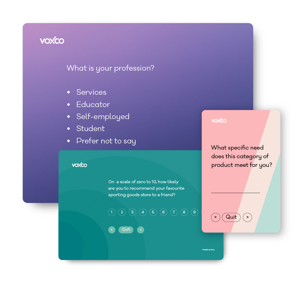 Survey design tools - features Survey Features