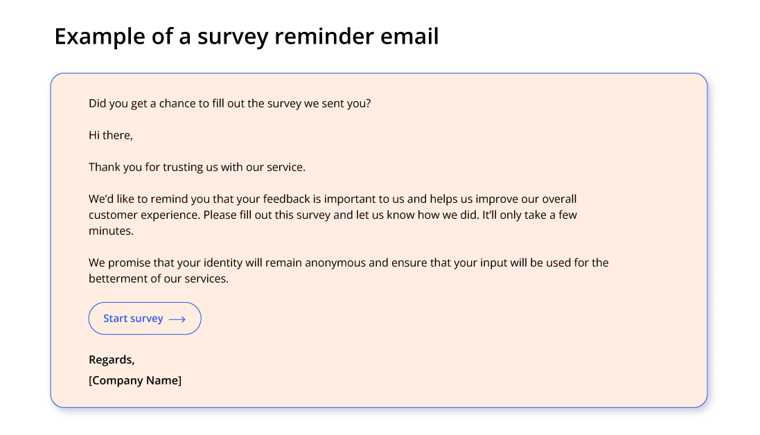 When to send survey reminders? When to send survey reminder emails?